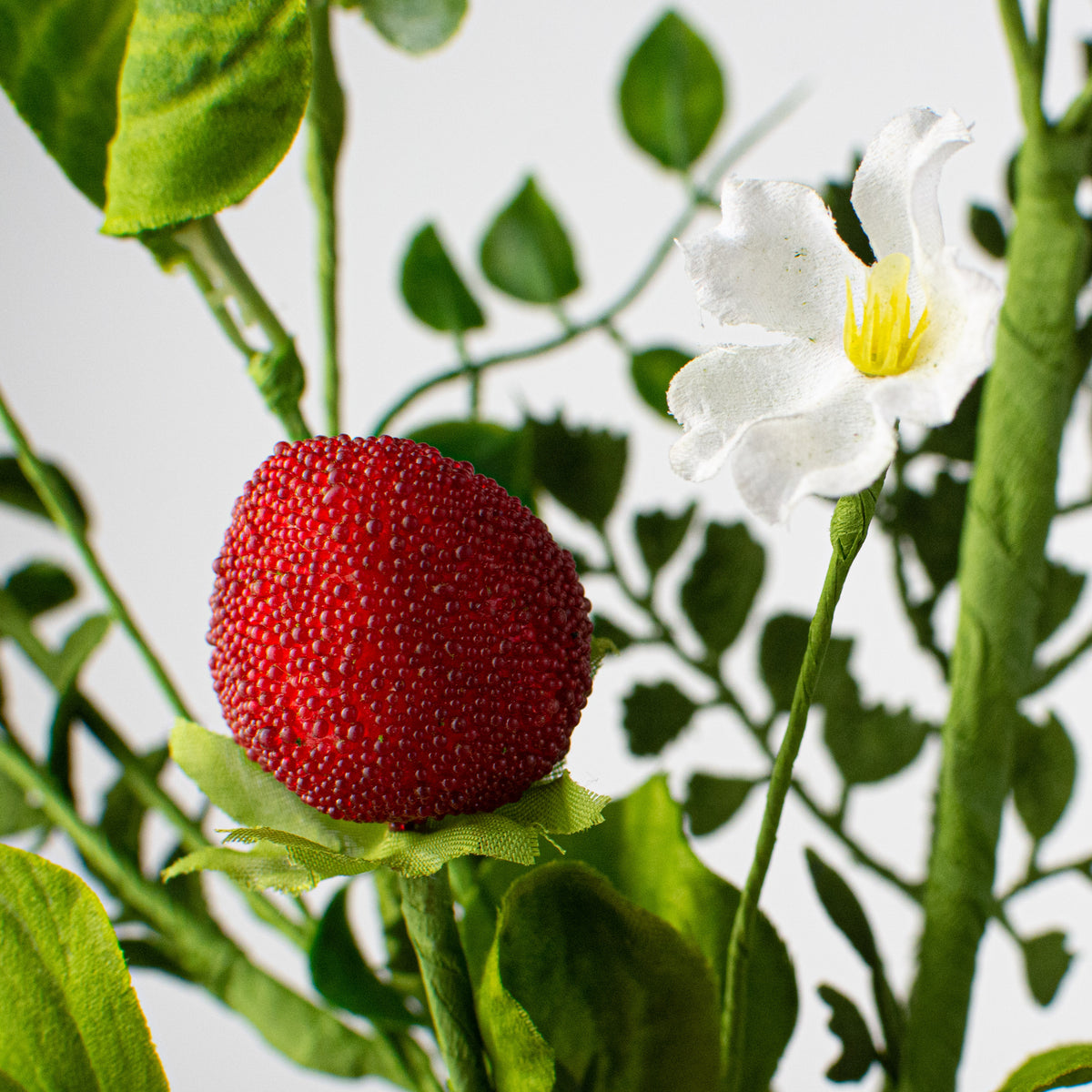 28" Strawberry & Fern Spray Lifestyle Photo