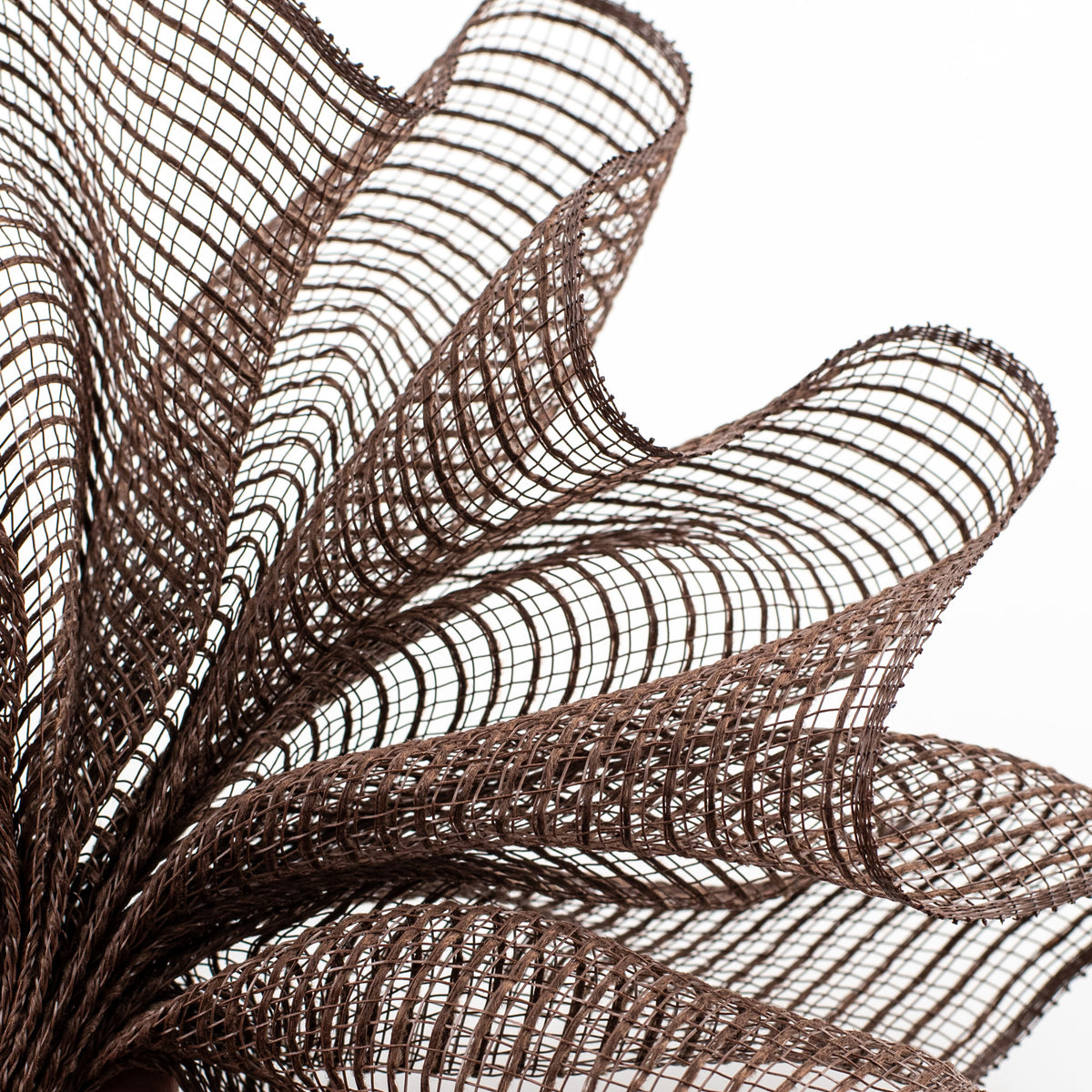10" Stripe Fabric Mesh: Chocolate Brown Lifestyle Photo