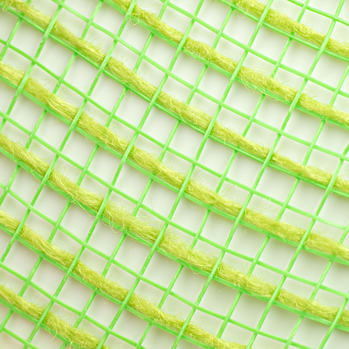 10" Stripe Fabric Mesh: Fresh Green detail photo 3