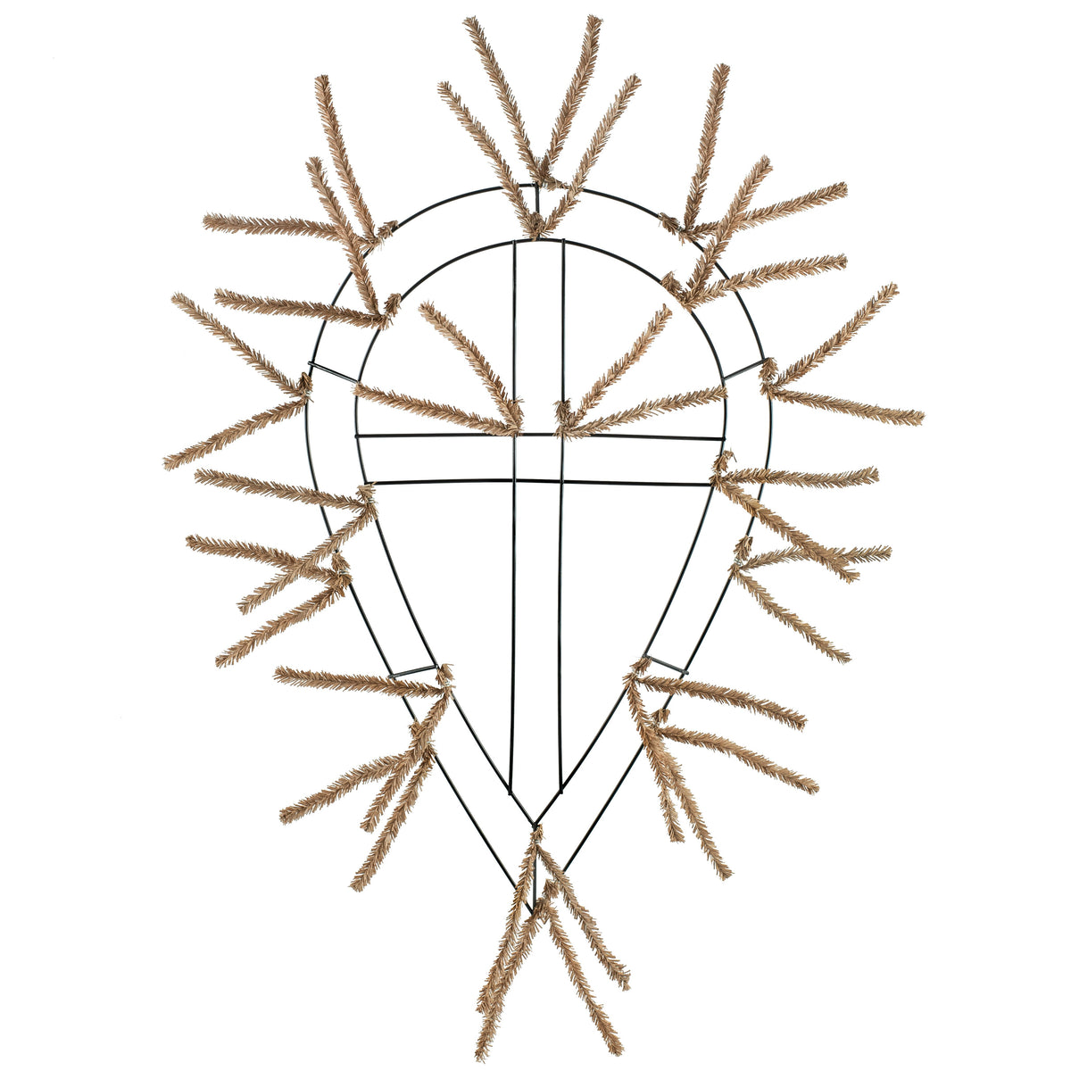 23" Teardrop Work Form: Burlap Item Number: XX7768W4