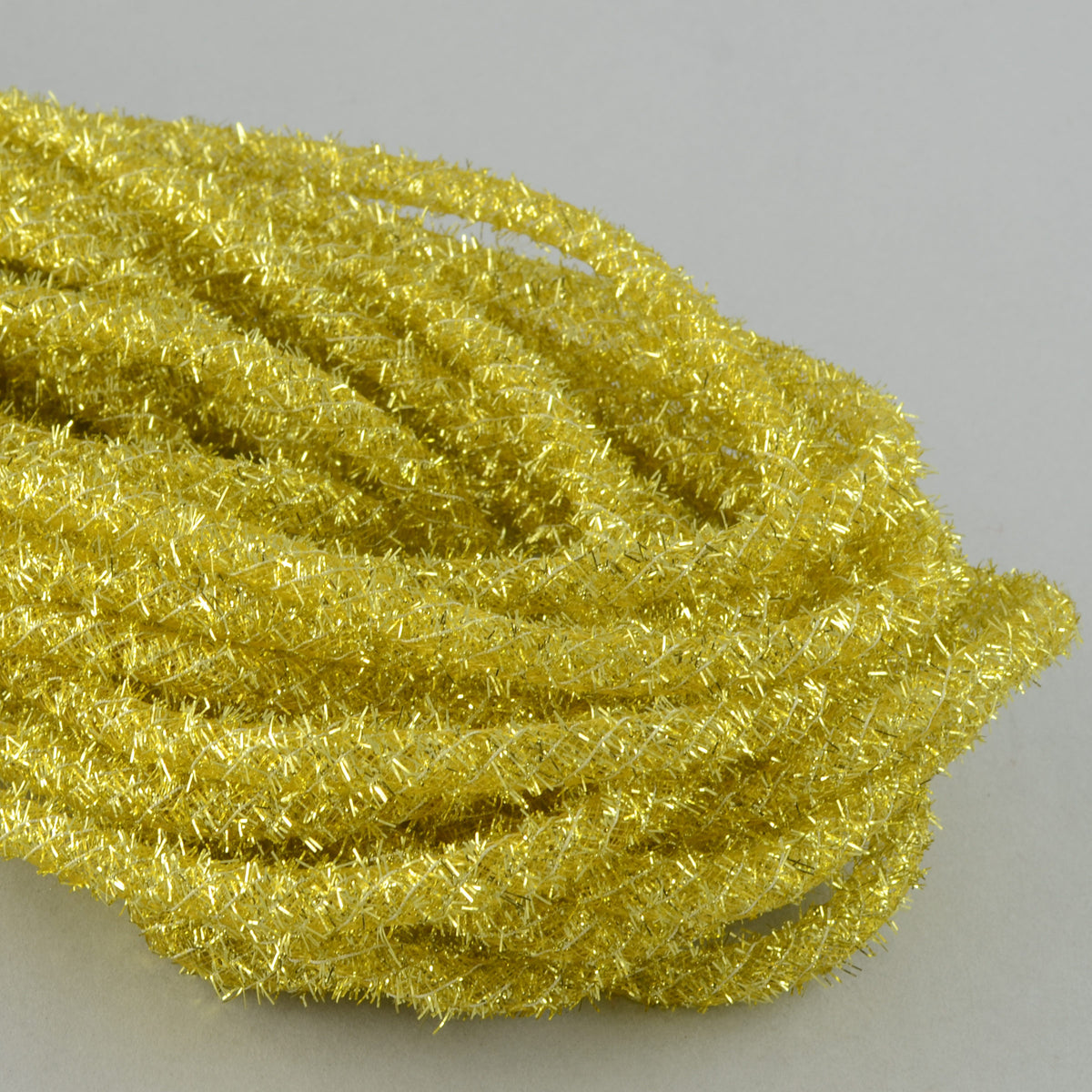 Tinsel Flex Tubing Ribbon: Metallic Gold (20 Yards) Item Number: RE354045