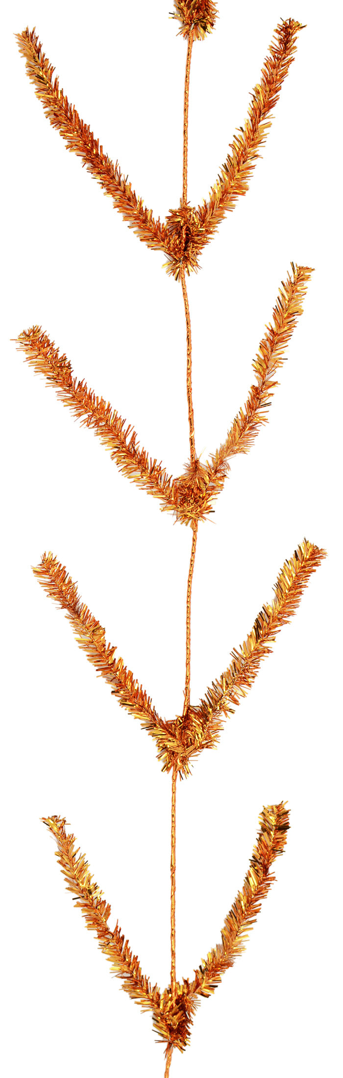 Tinsel Work Garland: Metallic Copper (9 ft) Item Number: XX752538