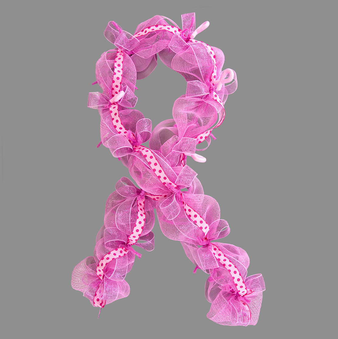 Tinsel Work Garland: Pink (9 ft) Lifestyle Photo