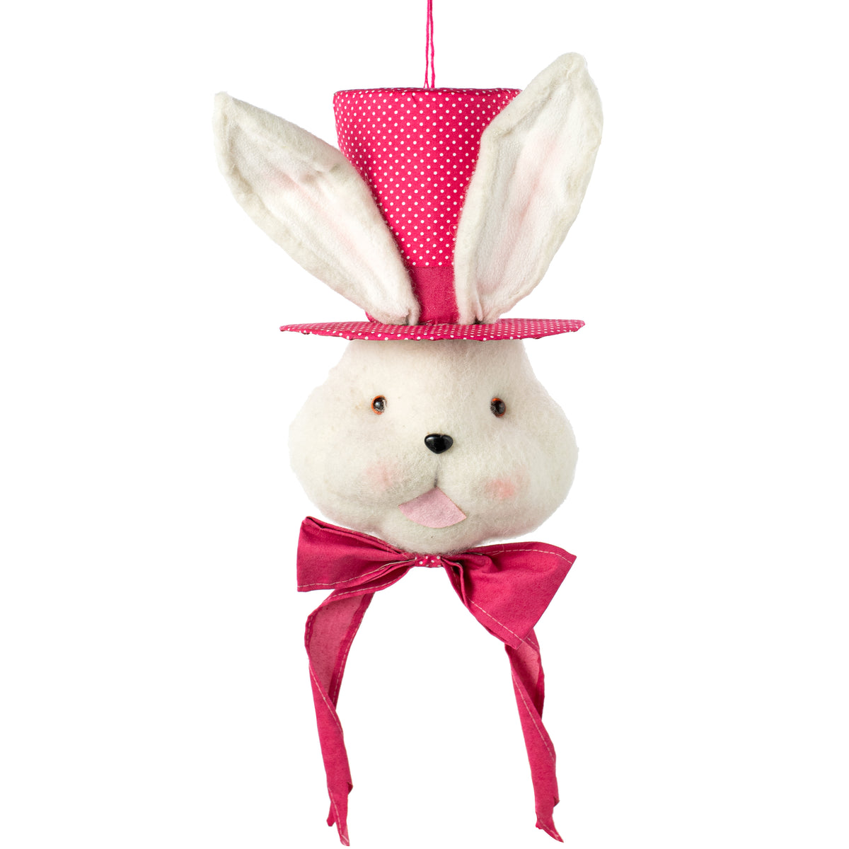 26" Top Hat White Rabbit Accent: Fuchsia Pink Item Number: 63535BT