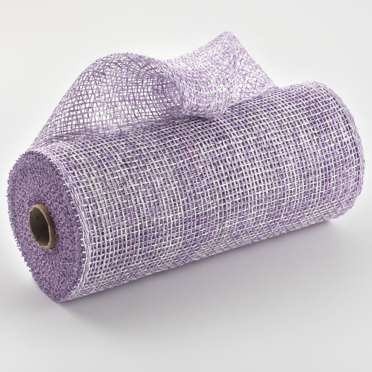 10" Two-Tone Poly Burlap Mesh: Lavender & White Item Number: RP8155M1
