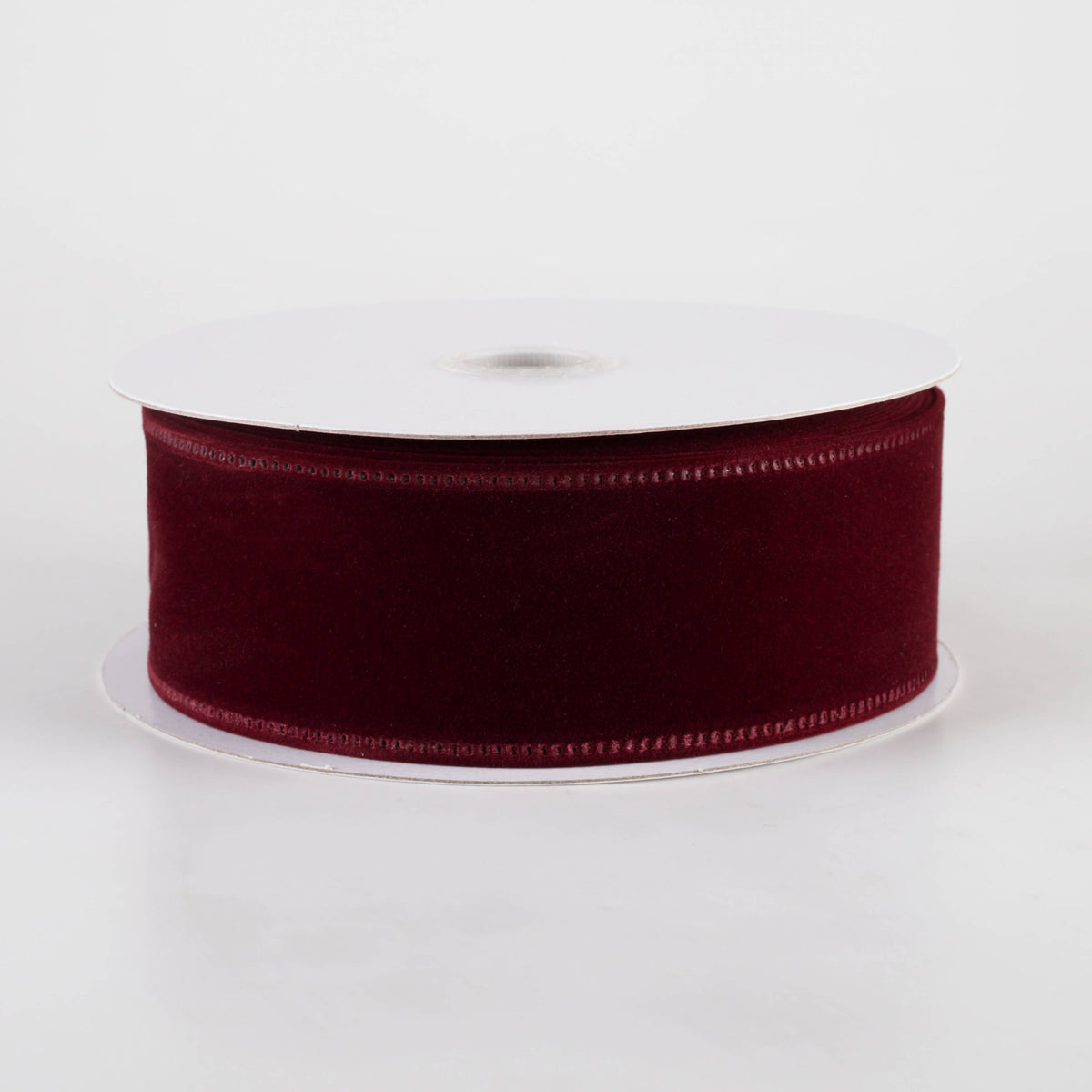 1.5" Value Velvet Ribbon: Burgundy Red (10 Yards) Item Number: 131809-10
