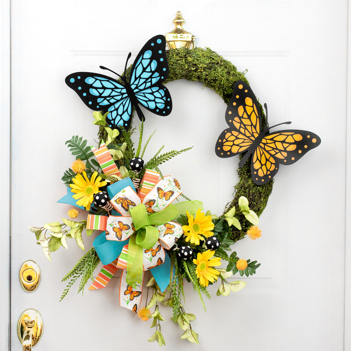 11" Waterproof Butterfly Accent: Blue Lifestyle Photo
