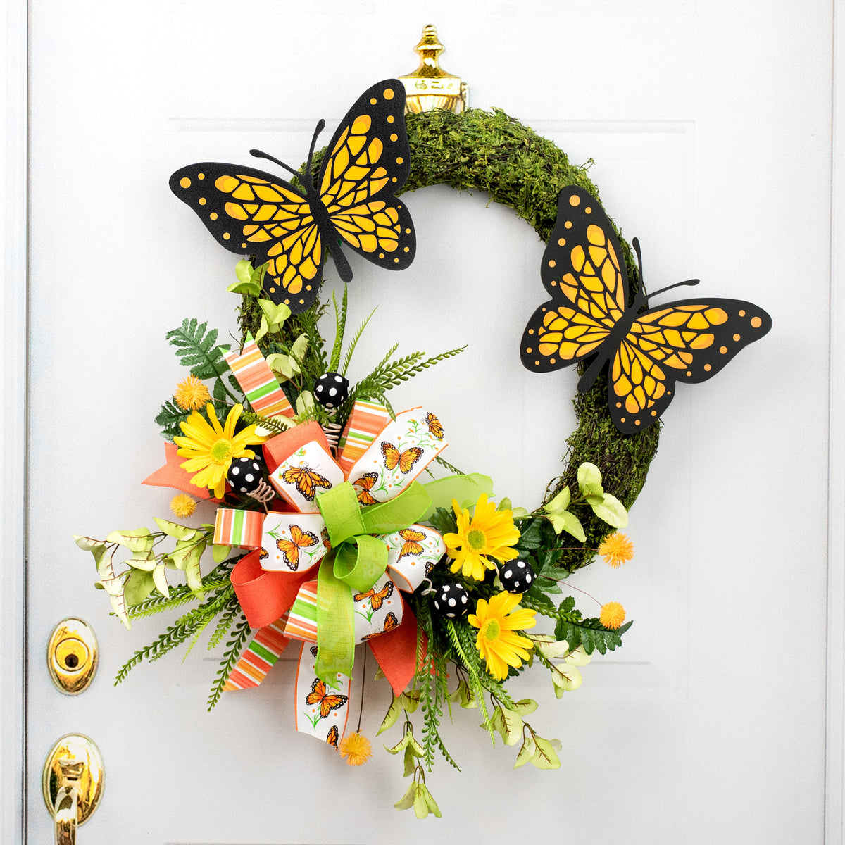 11" Waterproof Butterfly Accent: Orange Lifestyle Photo