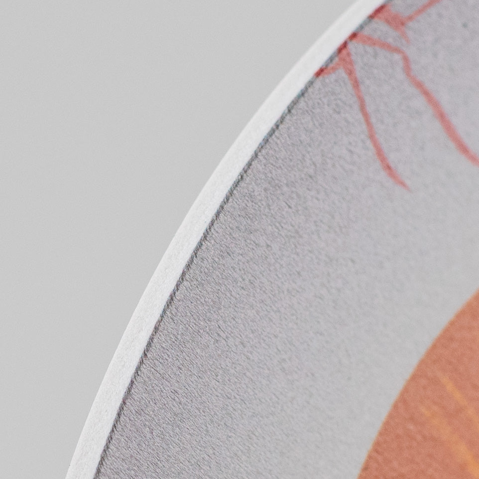 7" Waterproof Accent: Flat Orange Eyeball detail photo 3