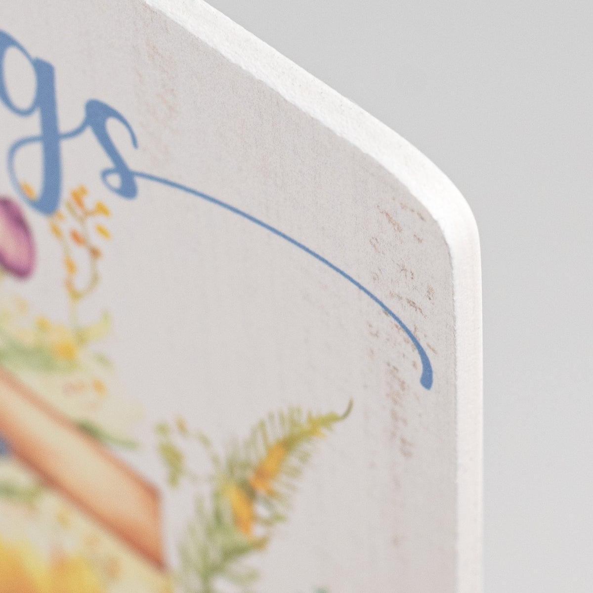 9.5" Waterproof Sign: All Things Through Christ detail photo 3