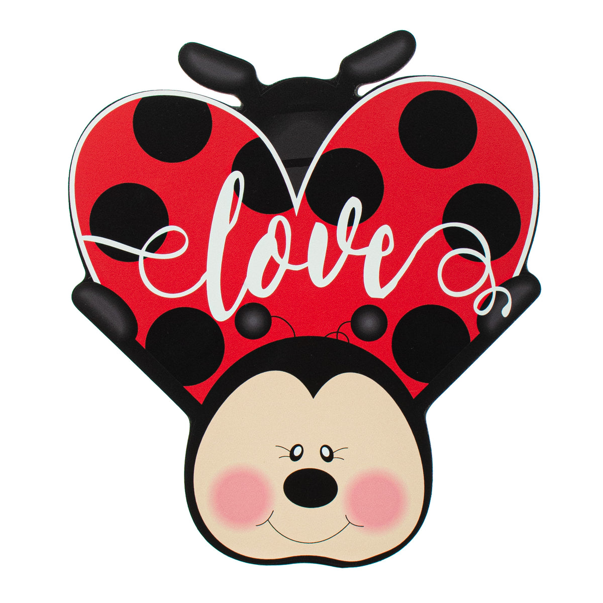 10" Waterproof Sign: Ladybug Love Heart Item Number: CD0983NH