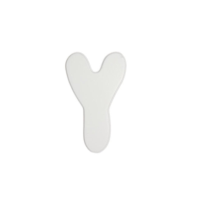 5" White Wood Letter- Baby Font: Y Item Number: 9186-y
