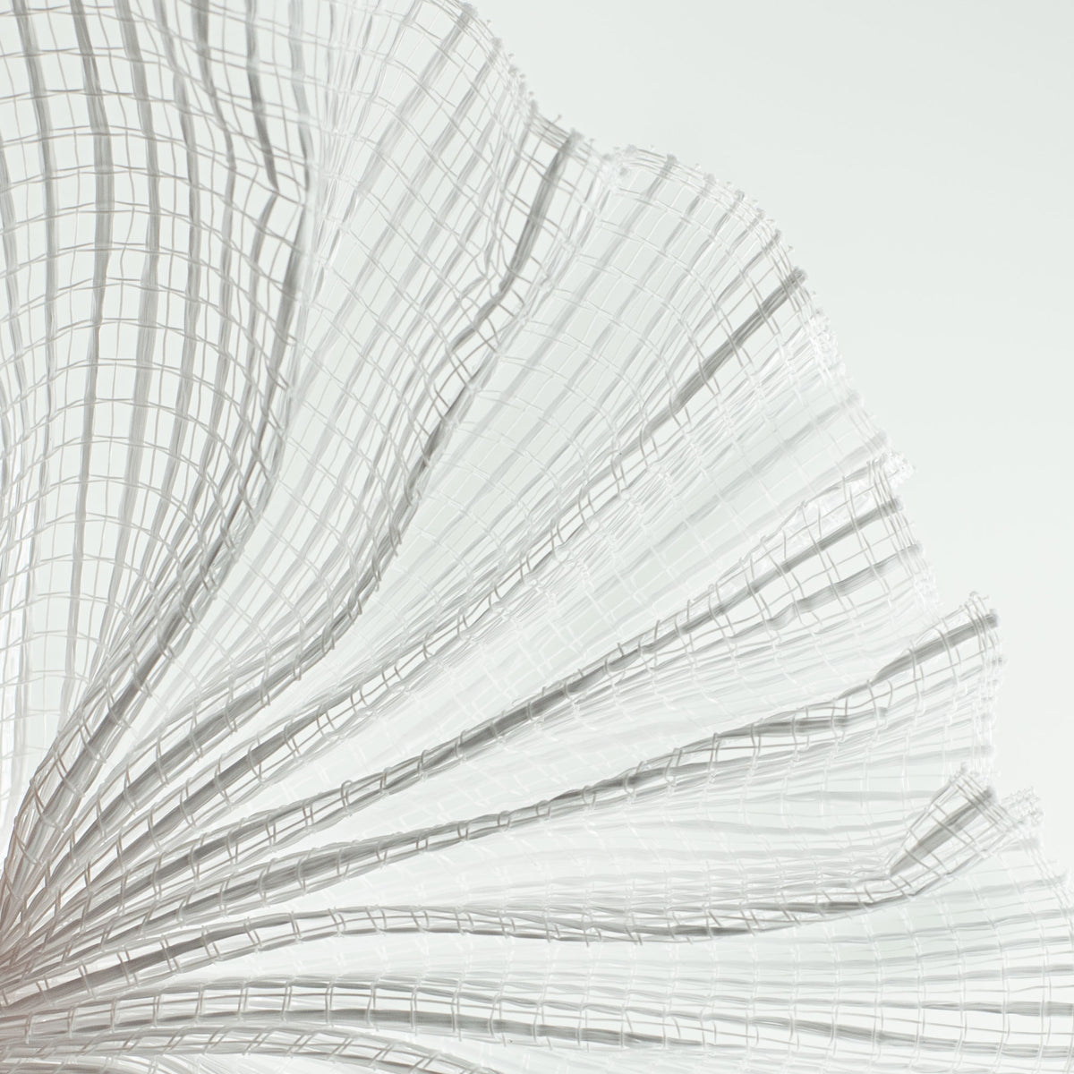 10" Wide Strip Mesh: White Lifestyle Photo