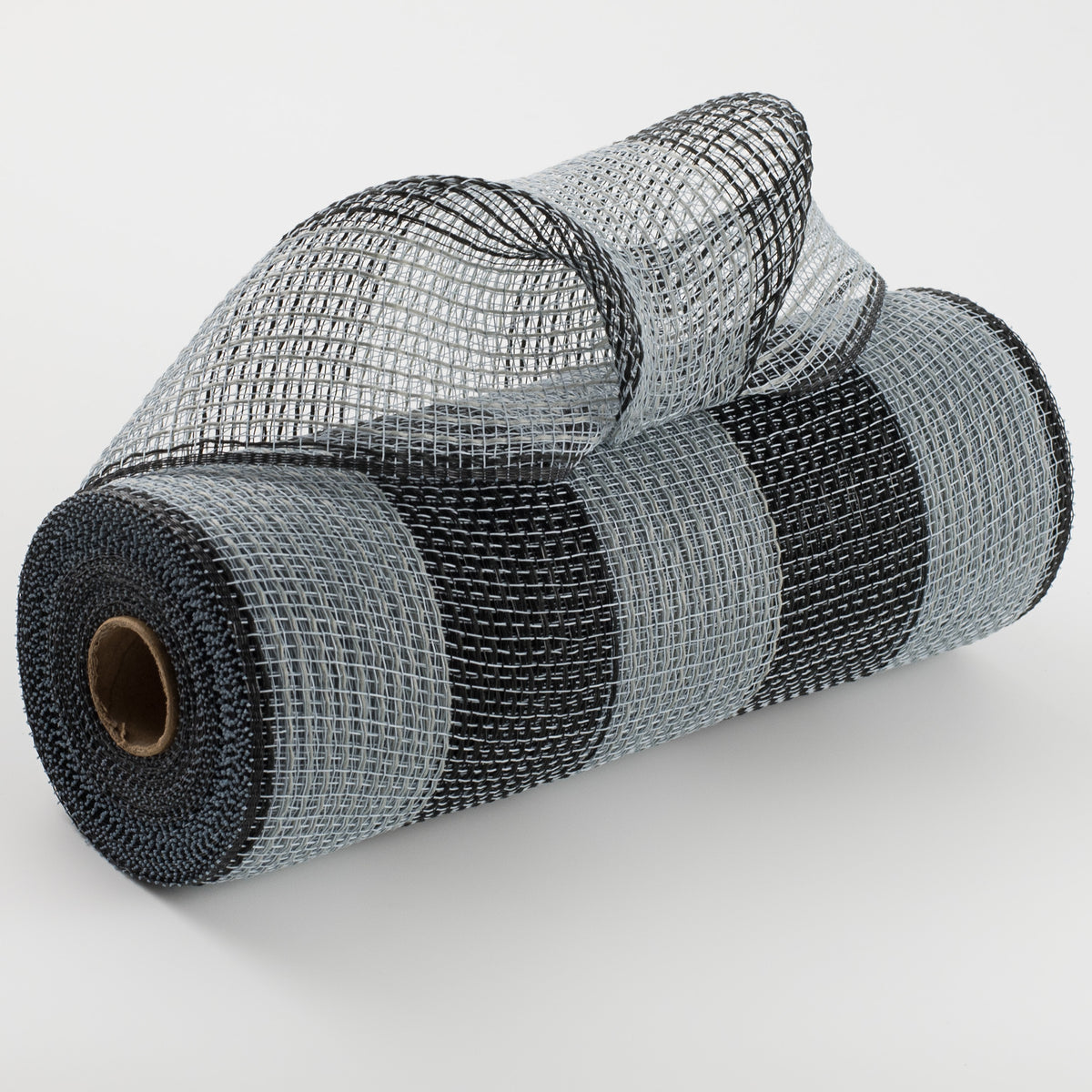 10" Wide Stripe Fabric Mesh: Grey & Black Item Number: RY8314B1