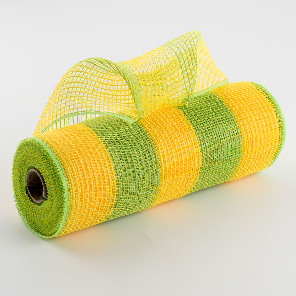 10" Wide Stripe Fabric Mesh: Yellow & Fresh Green Item Number: RY8314B3