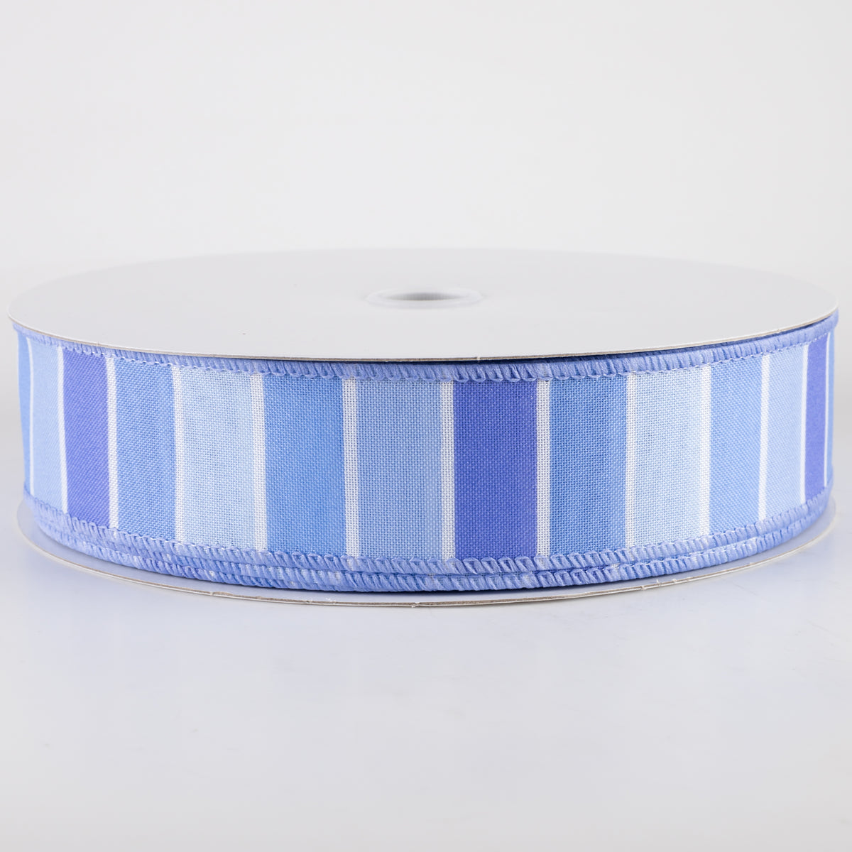 1.5" Wide Stripes Ribbon: Lavender, Periwinkle, Blue (50 Yards) Item Number: 841-09-435