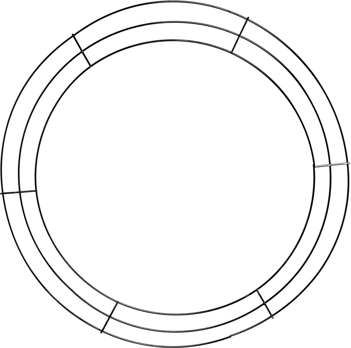 18" Wire Wreath Frame: 3-Wire Black Item Number: MD063102