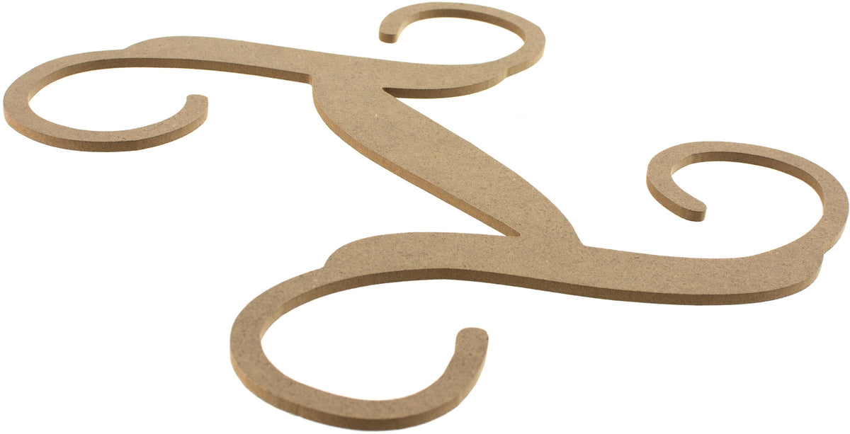12" Wood Letter Vine Monogram: I Lifestyle Photo