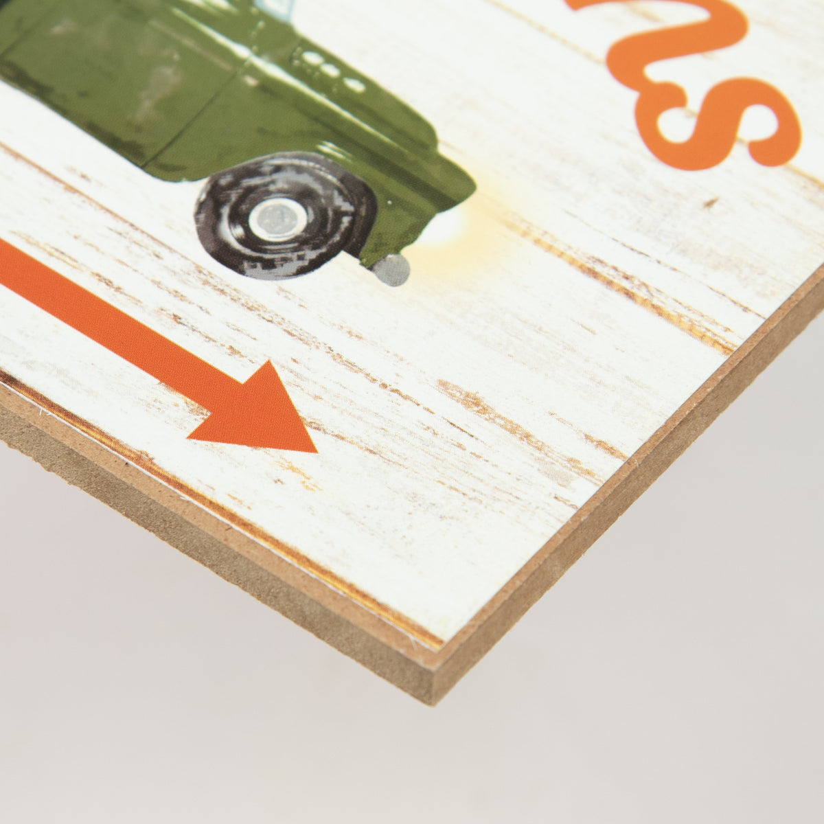 6.5" Wooden Sign: Farm Fresh Pumpkins detail photo 3