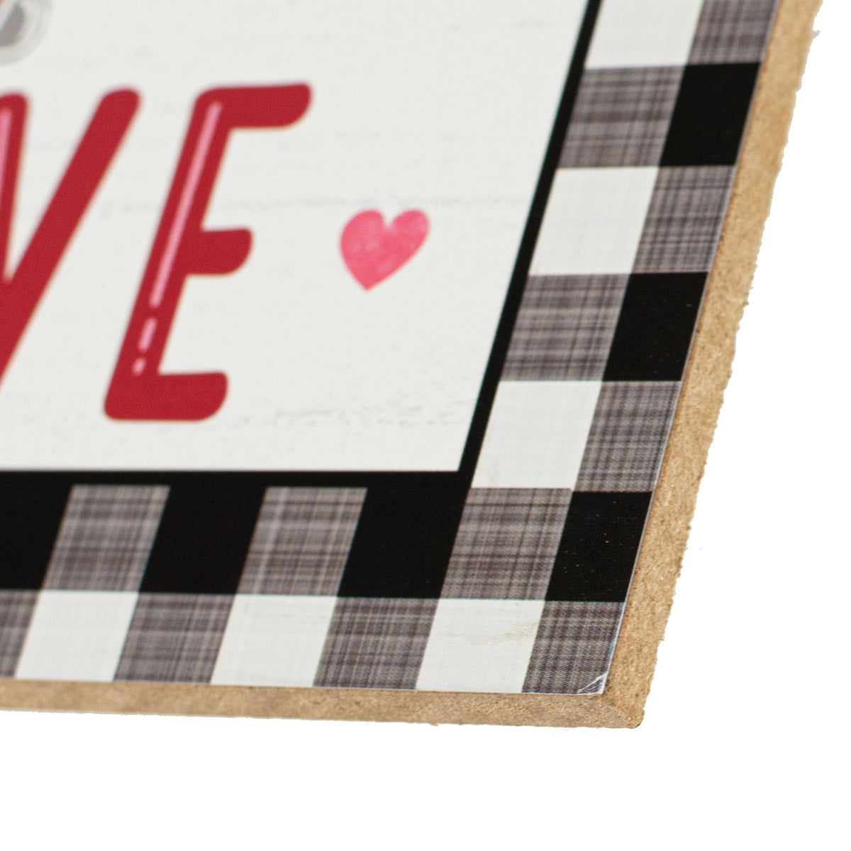 12" Wooden Sign: Loads of Love Truck detail photo 3