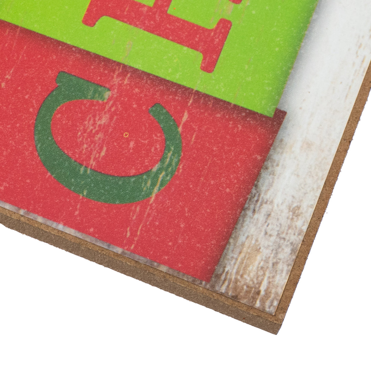 12" Wooden Sign: Merry Christmas Blocks detail photo 3