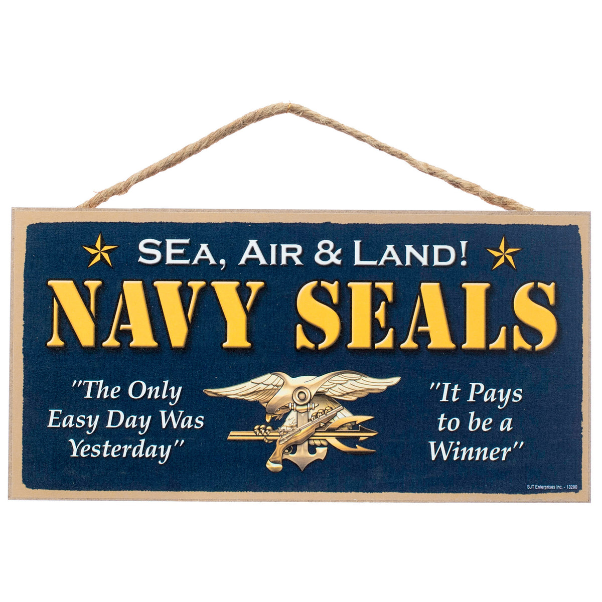 10" Wooden Sign: Navy Seals Item Number: 13290