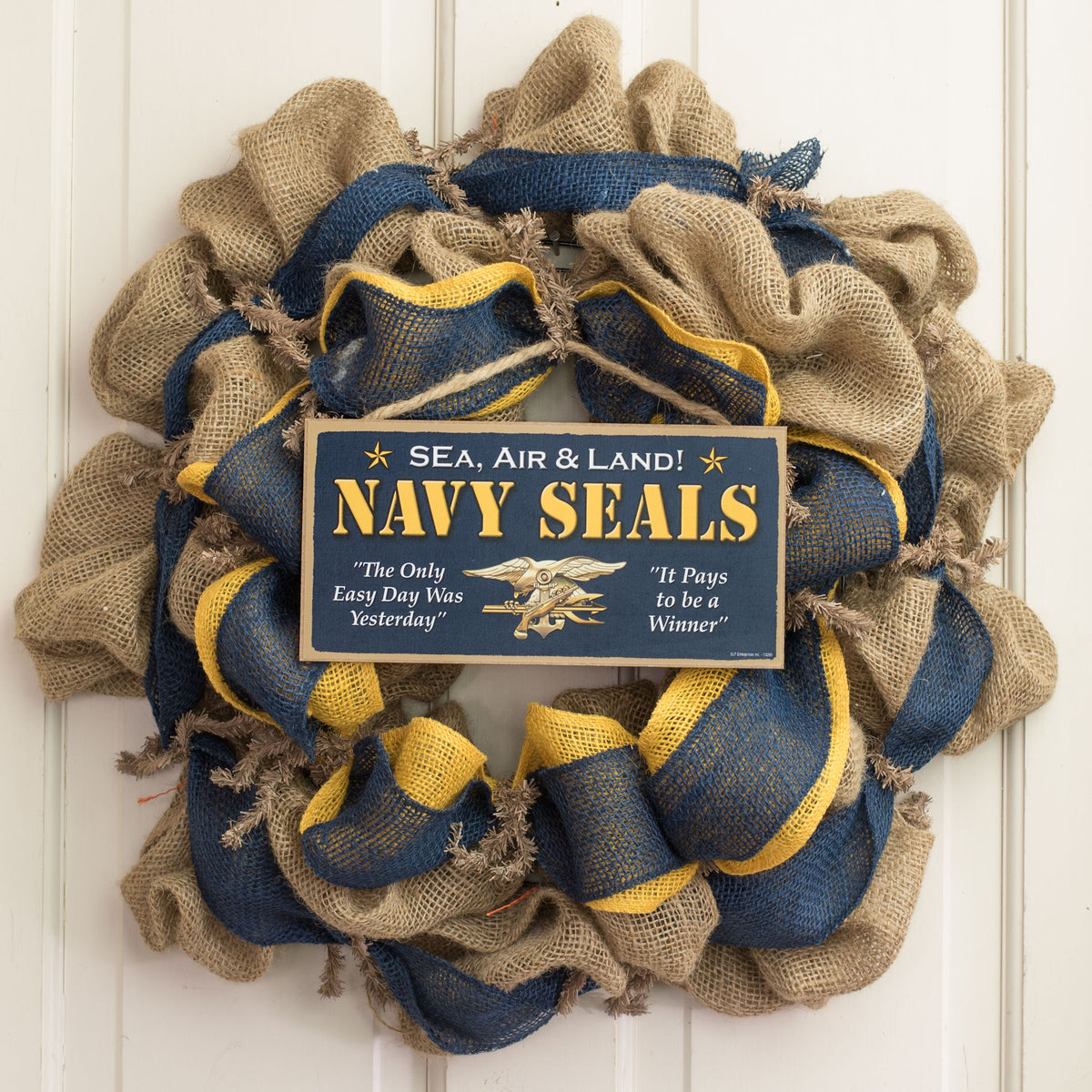 10" Wooden Sign: Navy Seals Lifestyle Photo