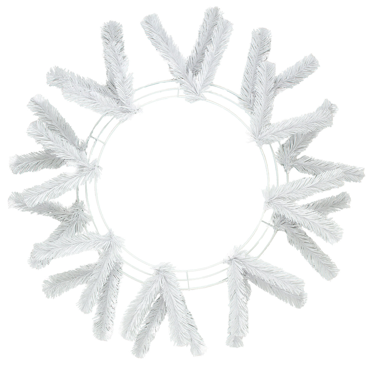15-24" Work Wreath Form: White Item Number: XX748827
