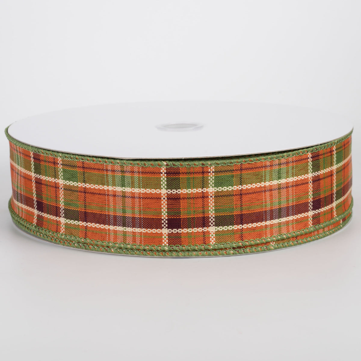 1.5" Homespun Laurel Plaid Ribbon: Fall (50 Yards) Item Number: 861-09-602
