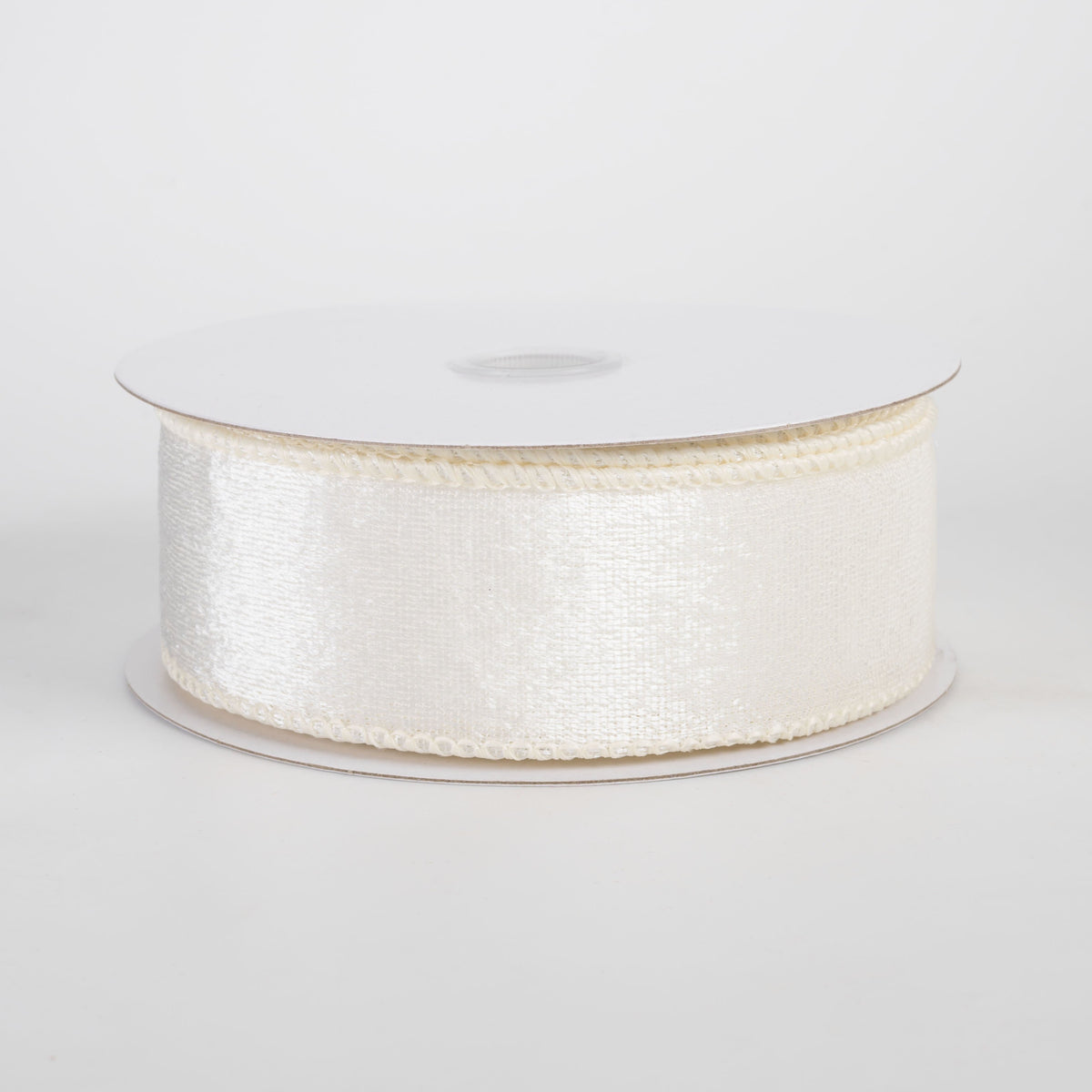 1.5" Lush Velvet Ribbon: Ivory (10 Yards) Item Number: 72430-09-18