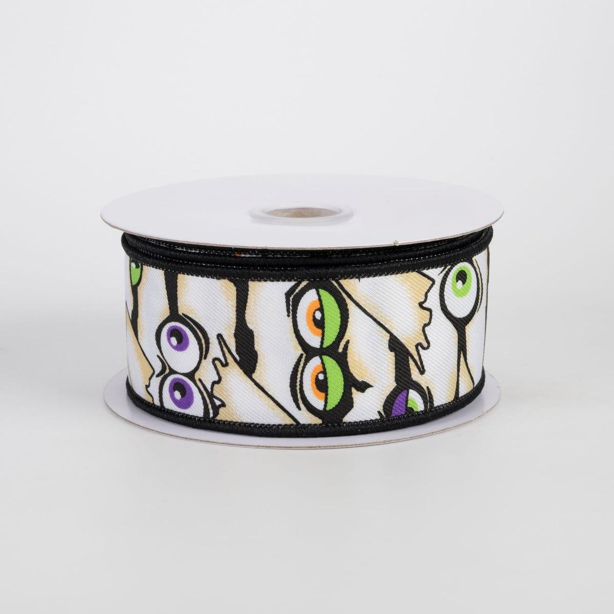 1.5" Mummy Eyes Ribbon (10 Yards) Item Number: RGH1020RT