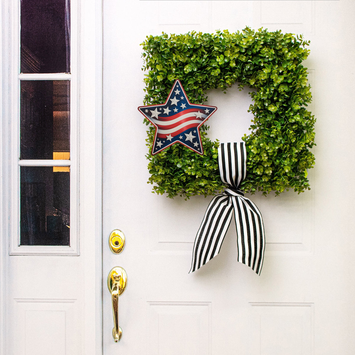 10.5" Star Waterproof Accent: Patriotic Stars and Stripes Lifestyle Photo
