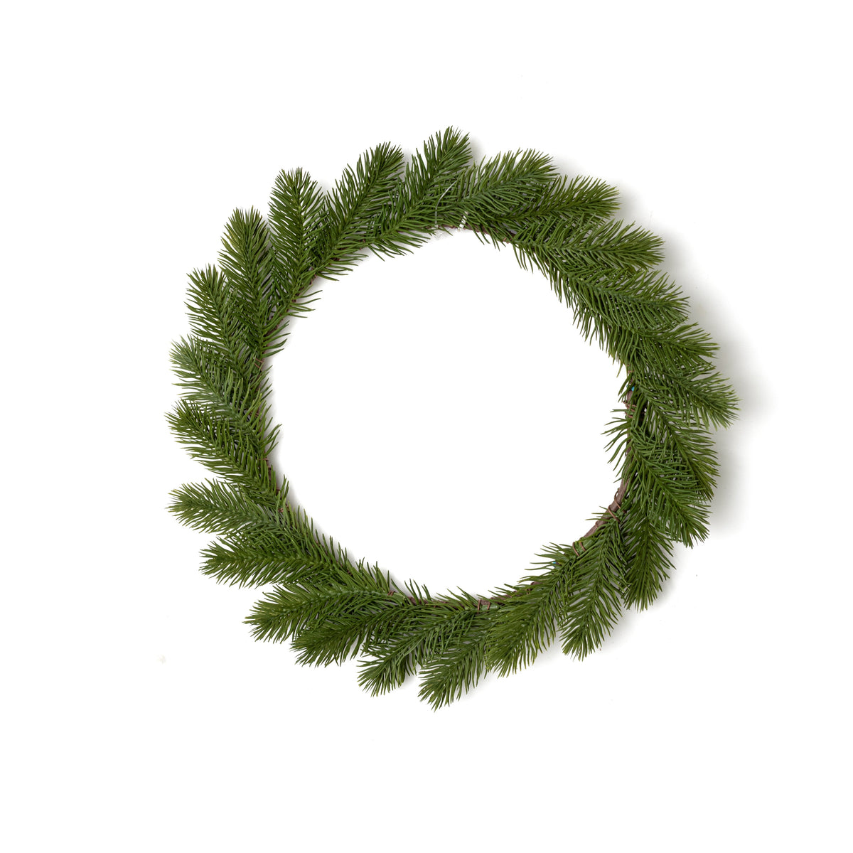 13" Soft Touch Noble Pine Plate Charger Wreath: Evergreen Item Number: 511619