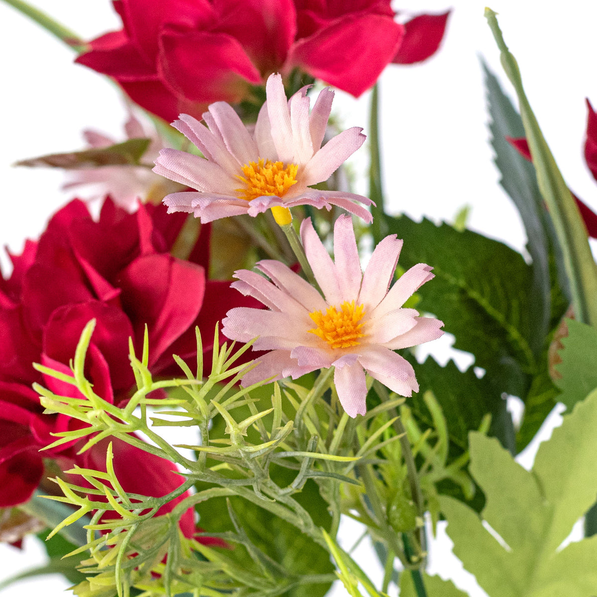 15" Mixed Dahlia Bush: Beauty Pink detail photo 4