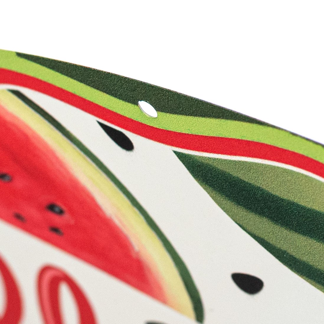 15" Oval Metal Sign: Hello Summer Watermelon detail photo 3