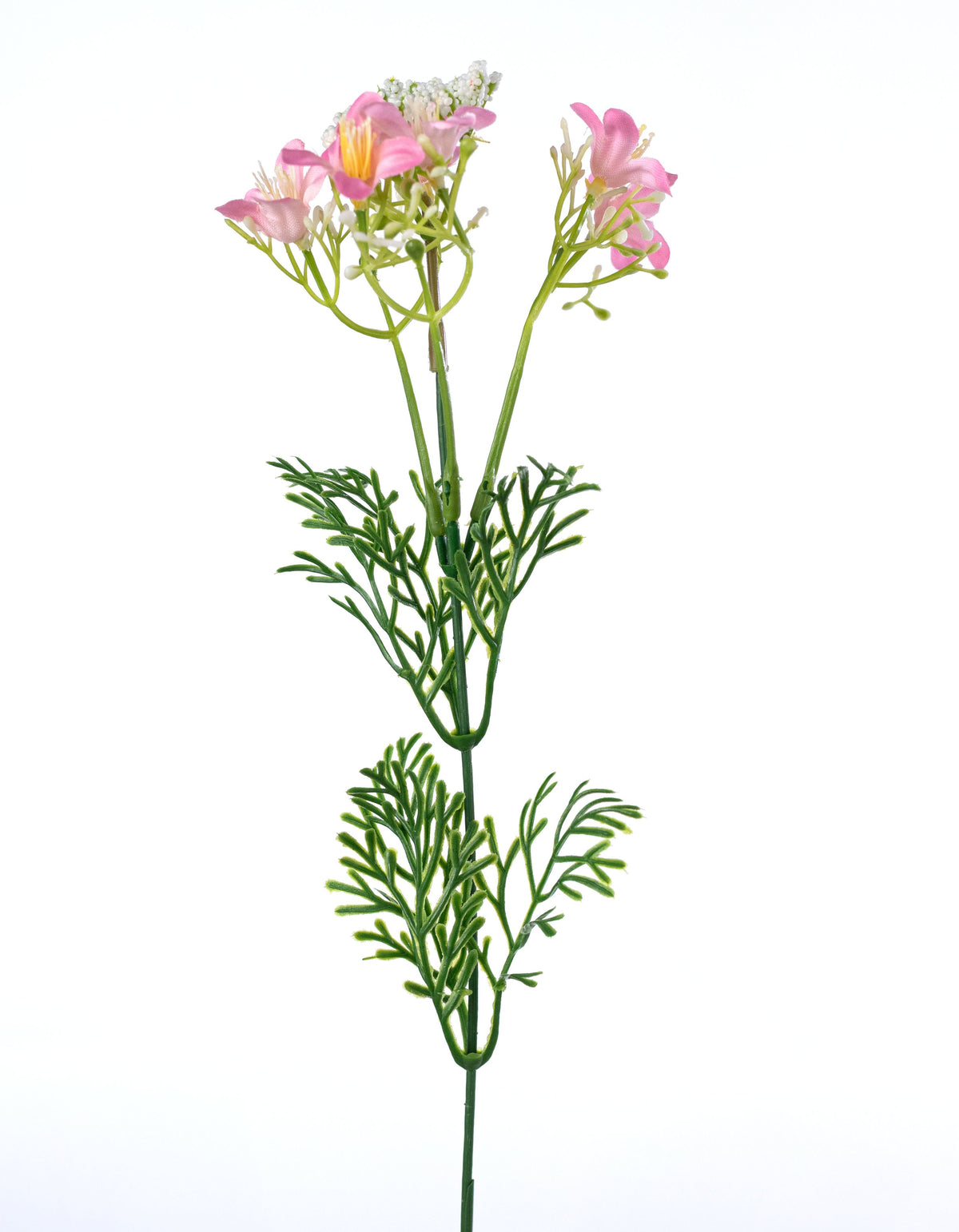 18" Plastic Star Flower Bush: Pink (7 Stem) detail photo 4