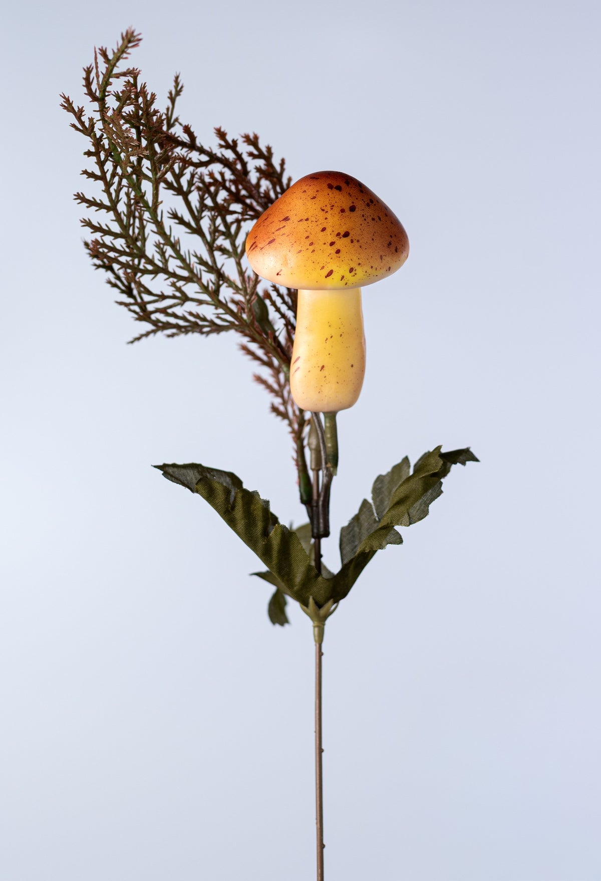 19" Fall Mushroom Filler Bush detail photo 4