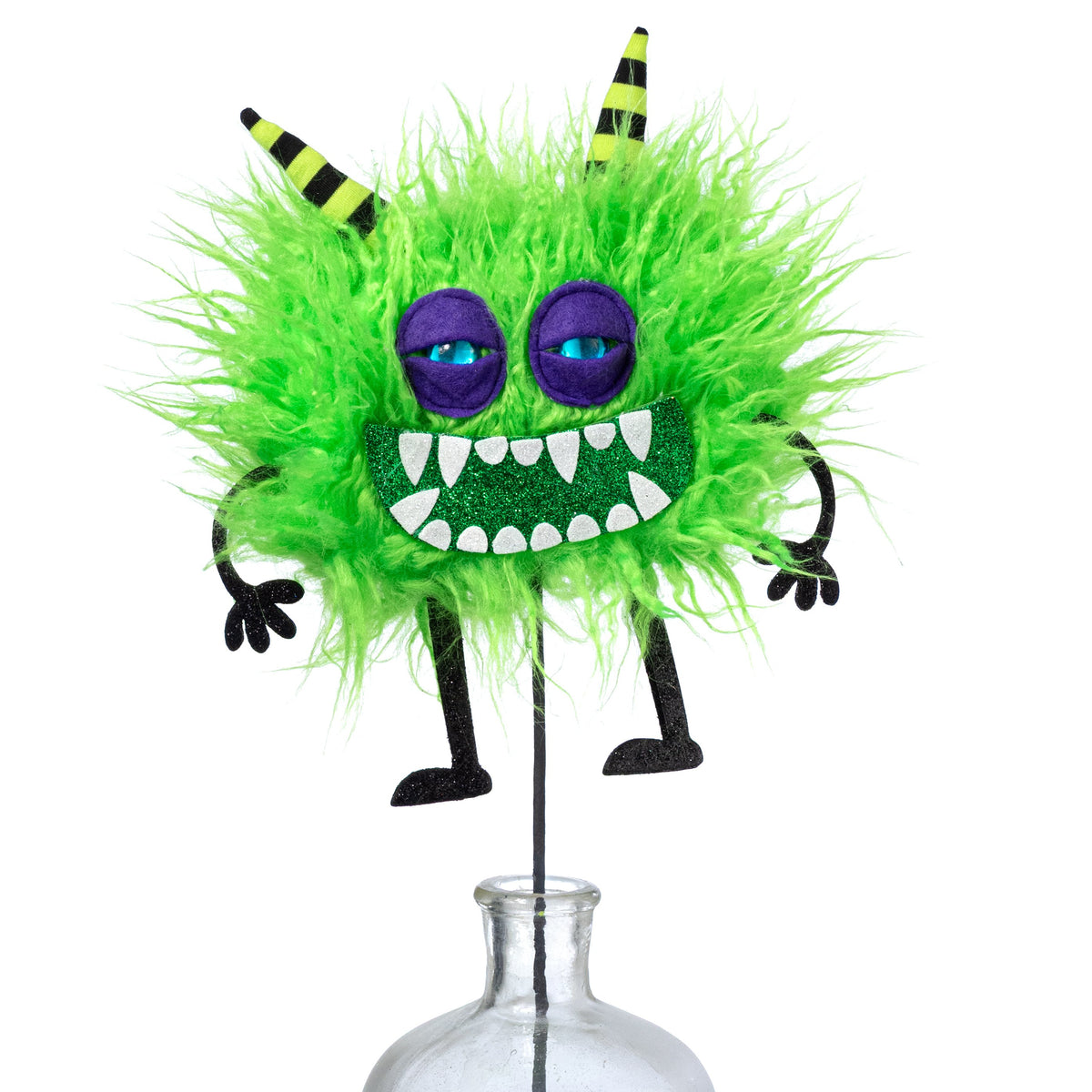 21" Furry Halloween Monster Spray: Green Item Number: 57379GN