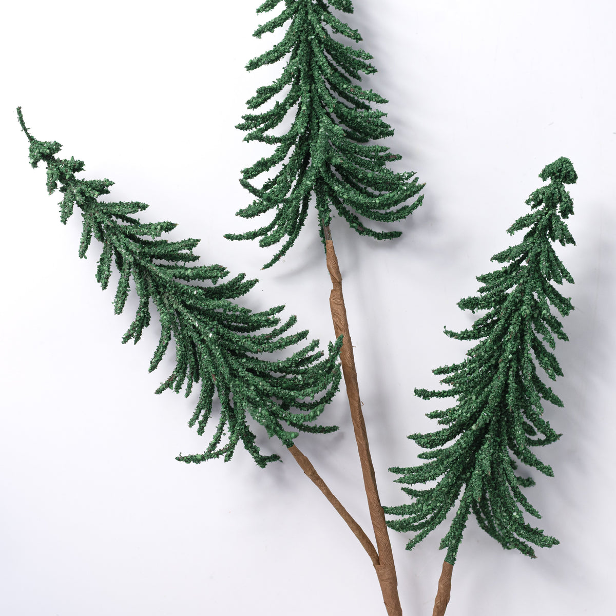 24" Powdered Pine Tree Spray: Moss Green Lifestyle Photo