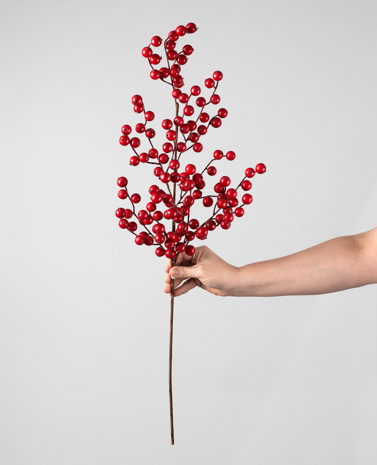 29" Weather Resistant Crabapple Spray: Red detail photo 3