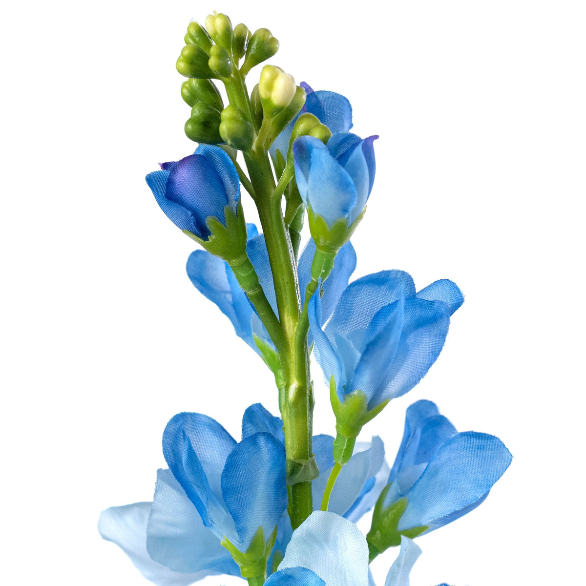31" Artificial Delphinium Spray: Blue detail photo 4