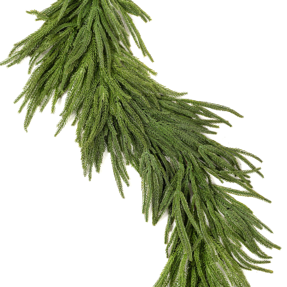 45" Real Touch Norfolk Pine Garland: Dark Green Item Number: 2844054GR