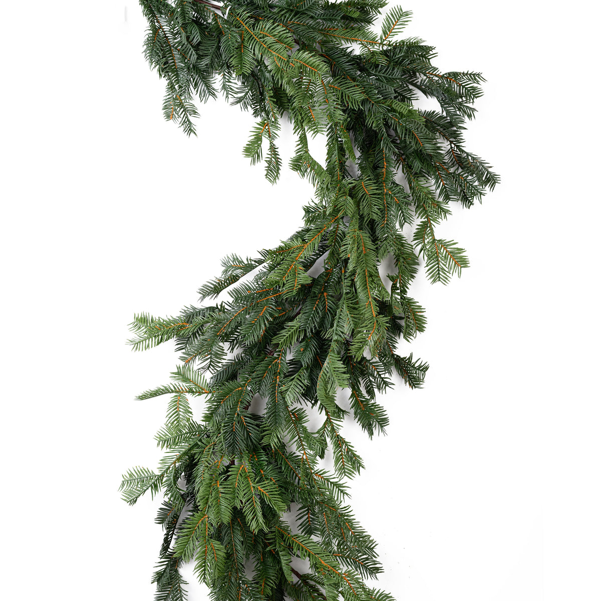 60" Real Touch Balsam Pine Garland: Two-Tone Green Item Number: XX9858