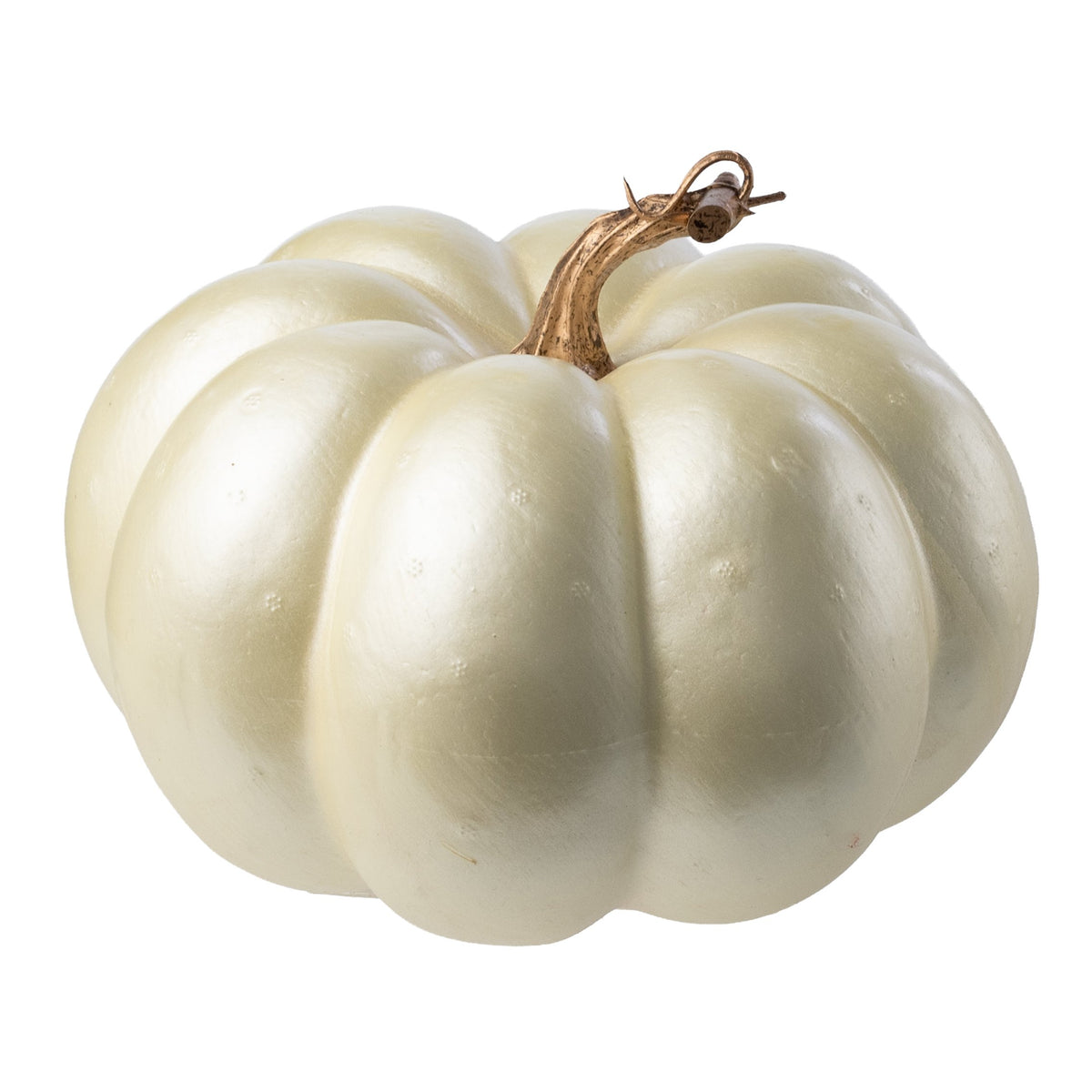 7.5" Wide Foam Pumpkin: Cream Item Number: 85852-CR