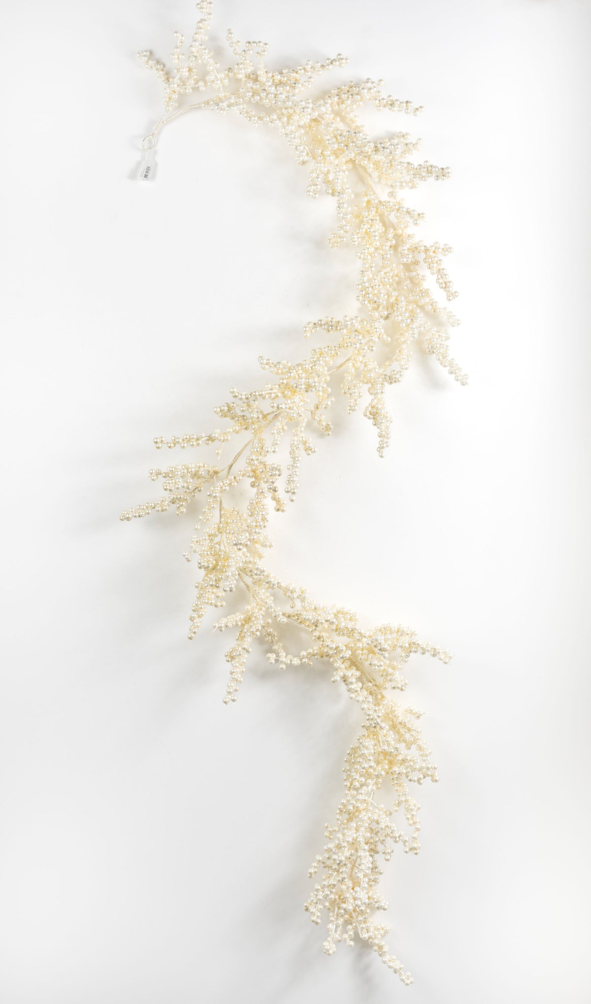 78" Berry Clusters Garland: Ivory Pearl detail photo 6