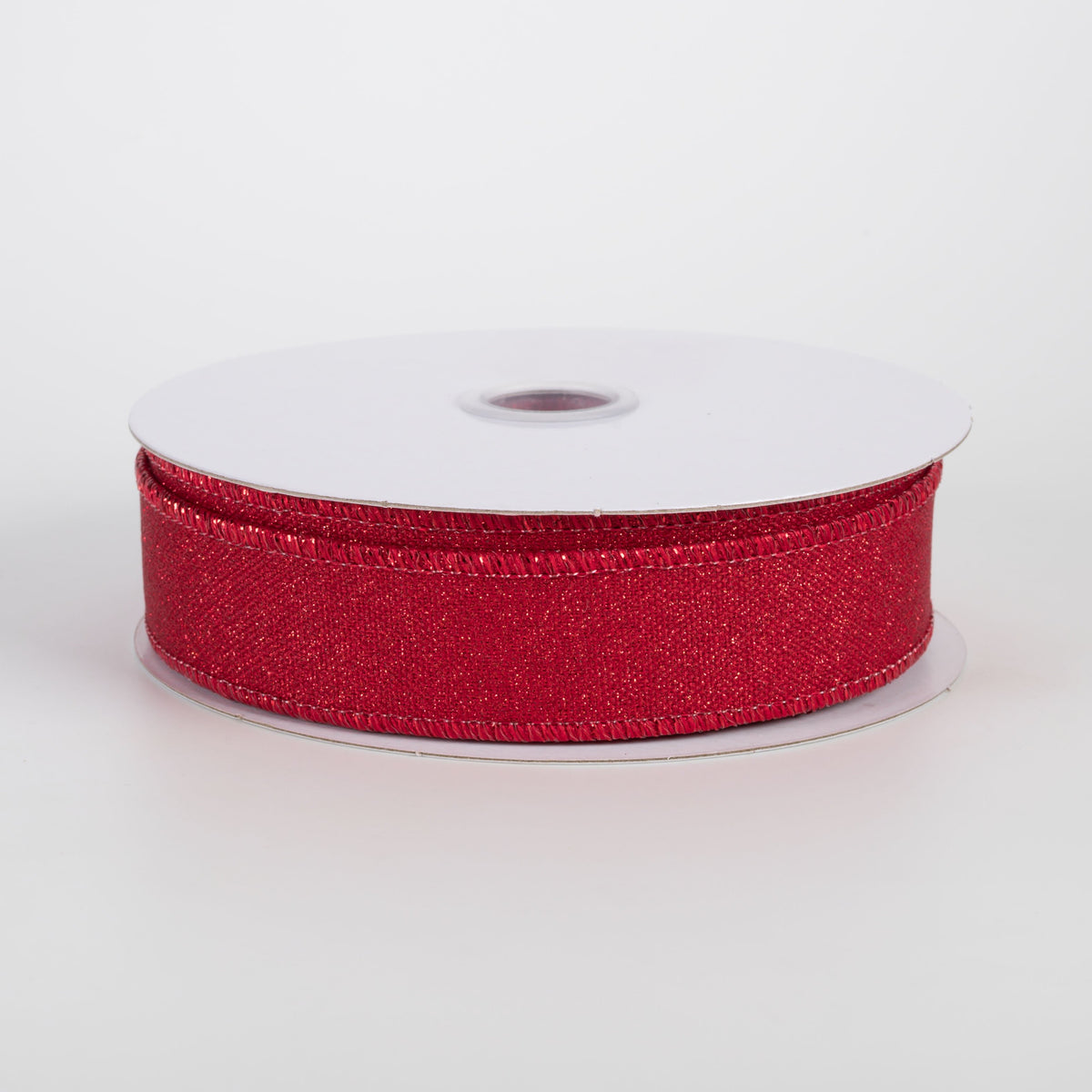 7/8" Fine Glitter on Royal Ribbon: Red (10 Yards) Item Number: RGE778924