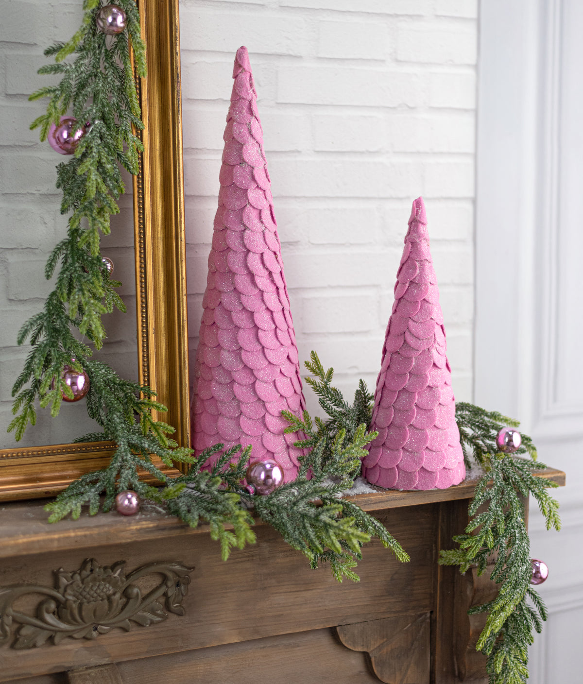 6' Frosted Value Norfolk Pine Garland