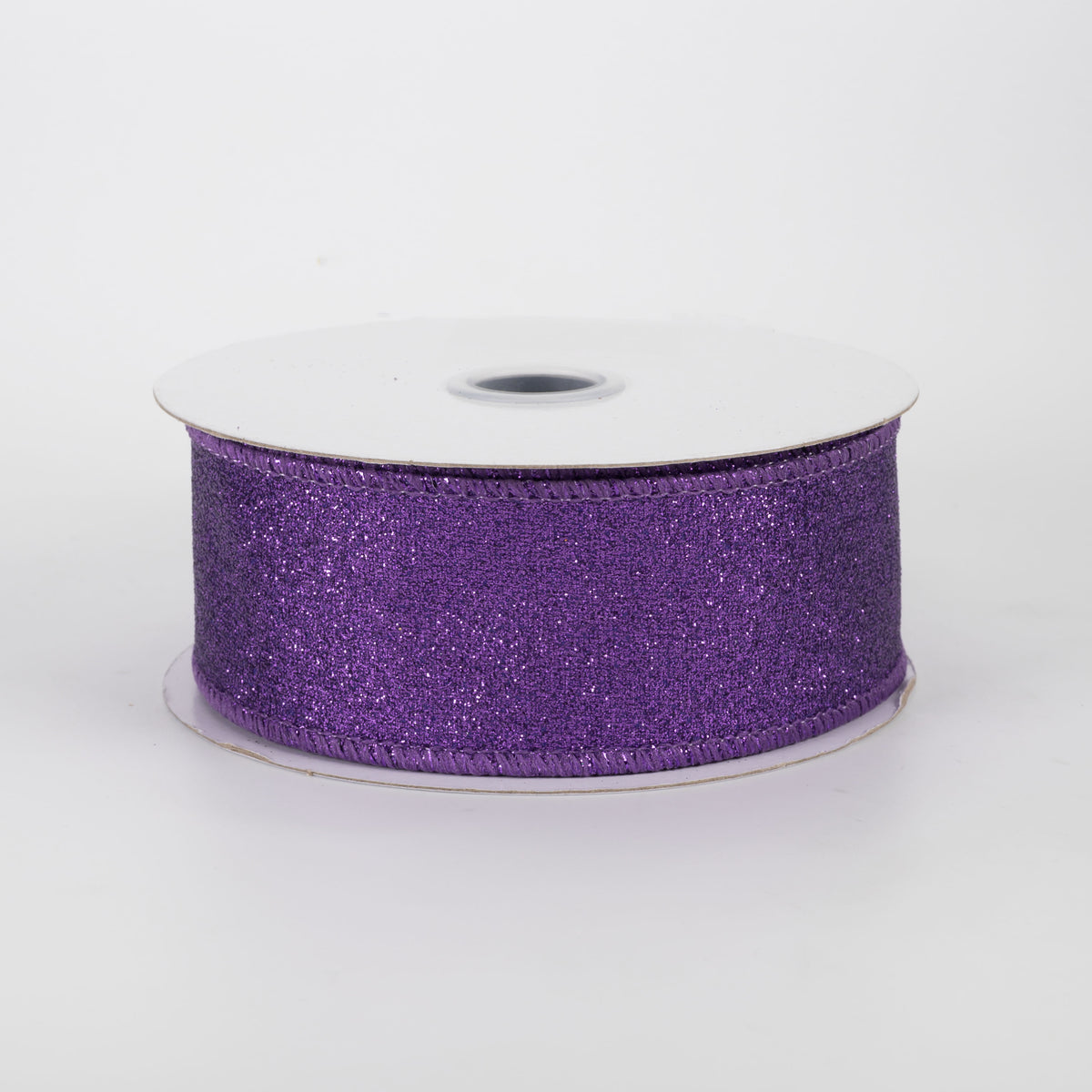 1.5" Shimmer Glitter Ribbon: Purple (10 Yards)