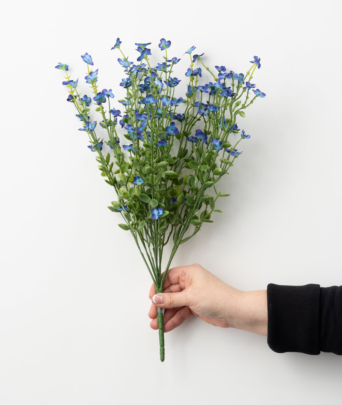 17" Artificial Forget-Me-Not Bush: Blue detail photo 3