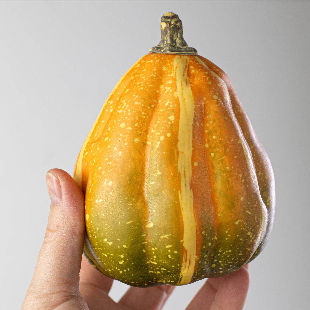 Assorted Artificial Pumpkins & Gourds: Orange & Yellow (Bag of 6) detail photo 4